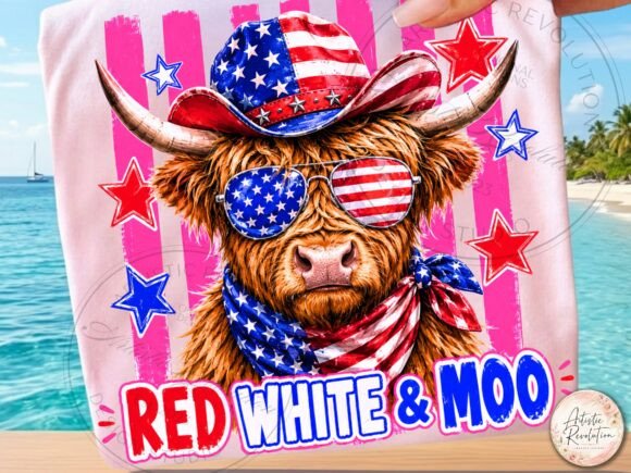 4th of July Patriotic Highland Cow Png: A Practical Guide for Designers and Creators