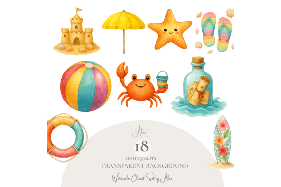 Bring Your Designs to Life: The Ultimate Guide to the Beach Clipart Set
