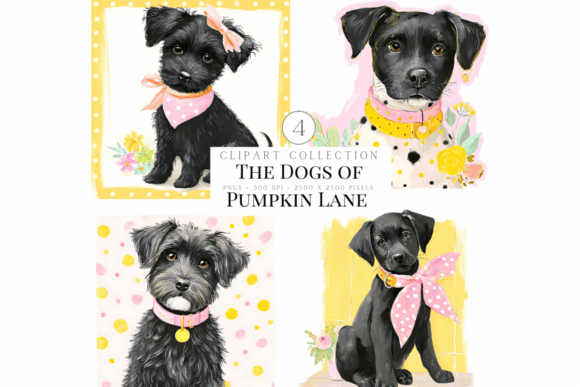 Dogs on Pumpkin Lane: A Practical Review of the Clipart Collection