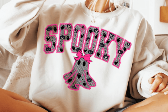 Mastering the Aesthetic: Pink Lace Spooky Varsity Png and Lace Ghost Designs