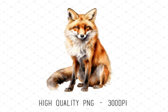Unlocking Creativity with Hand-Painted Watercolor Fox Sublimation Clipart