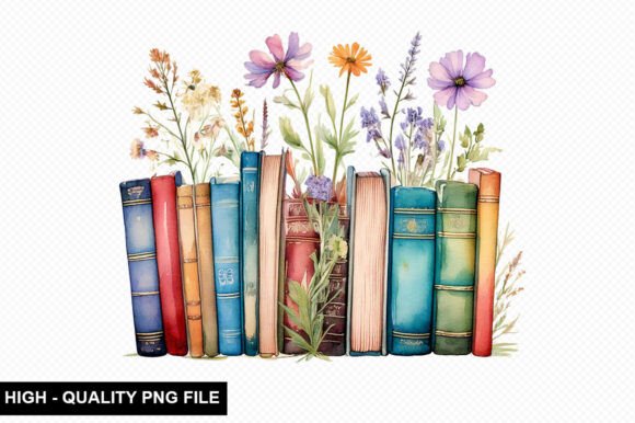Watercolor Floral Book Clipart: A Practical Asset for Creative Projects